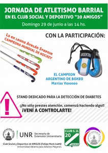 JORNADA ATLETISMO flyer