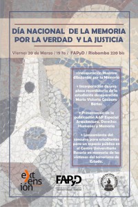 ARQ Memoria Flyer
