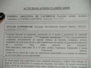 Avisos clasificados