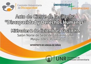 Cierre de la materia